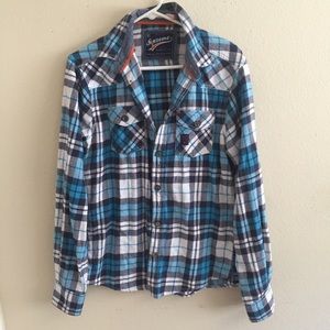 Supreme Unisex Blue Flannel