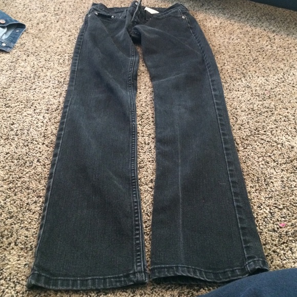 Black denim Levi jeans - Picture 1 of 3