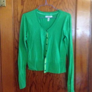 Aeropostale Green Cardigan