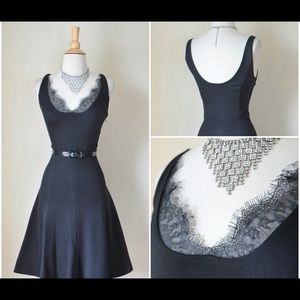 ✨NEW✨ Altuzarra Vintage Black Lace-Detailed Dress