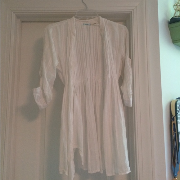 Urban Outfitters white flowy tunic