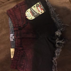High waist shorts