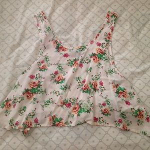 Floral Forever 21 Crop Top