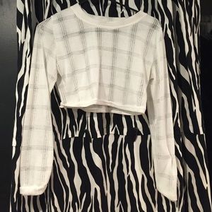 White crop top!