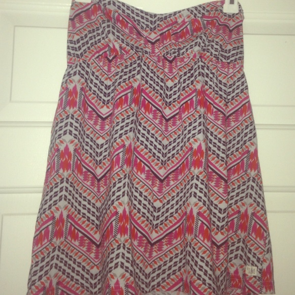 Aztec Strapless Top