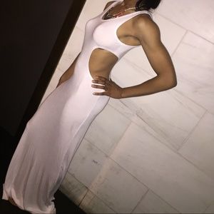Long White dress