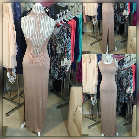 ⬆️Mocha Knit Maxi Dress-Customer Fav! - Picture 3 of 8