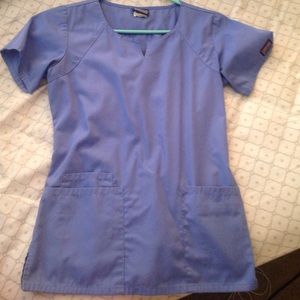 Ciel Blue Cherokee Scrup Top