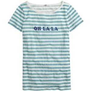 |Host Pickx2| OH LA LA J. Crew Tee