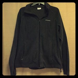 Black Zip-up Columbia Jacket, Perfect Condition!