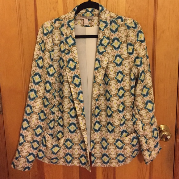 Printed Blazer
