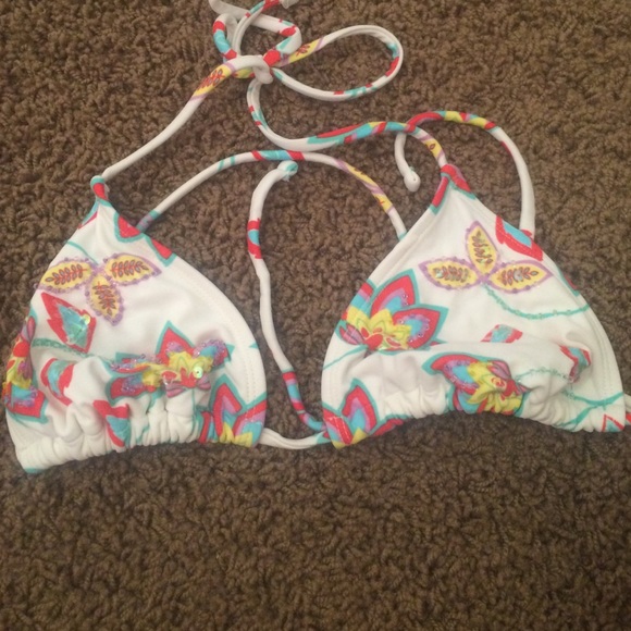 Beaded Swimsuit Top