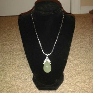 Gorgeous jade and red pendent necklaces