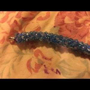 Blue crystal bracelet