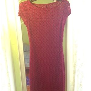 Raspberry/Wine Colored Dress