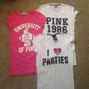 VS PINK Tshirts
