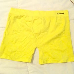 Spandex exercise shorts