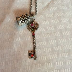 Birdcage with Chaka stones key long length