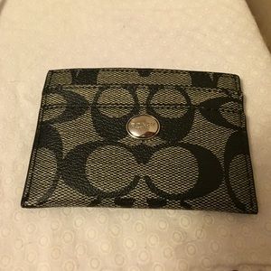 COACH card holder wallet
