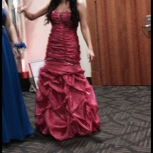Pink narianna prom dress. Size small or 0-2.