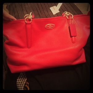 Coach purse red