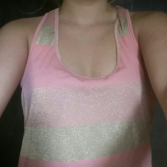 Pink/Gold tank top!