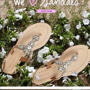 Antiq butik leather sandals