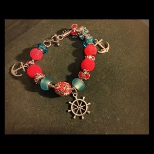 Nautical charm bracelet
