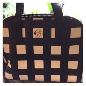 Kate Spade window pane cross body purse