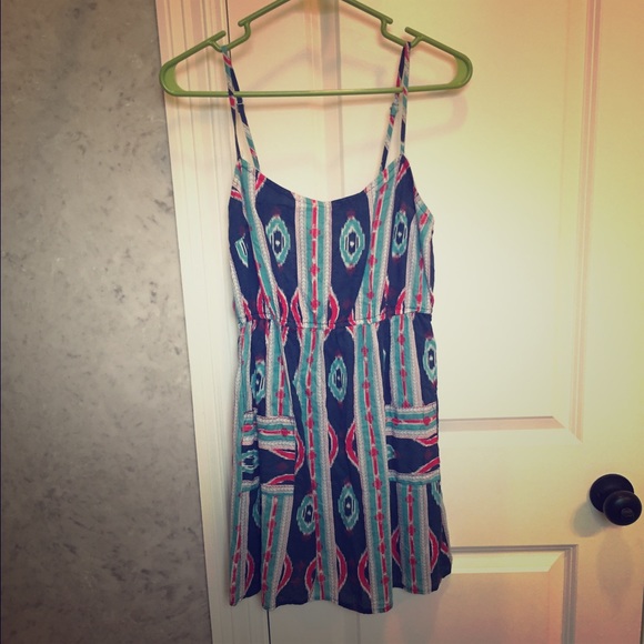 Tribal print summer dress