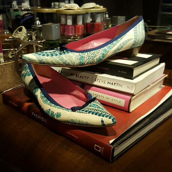 J Crew print flats