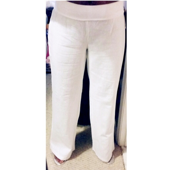 White Linen Pants - Regular or Maternity