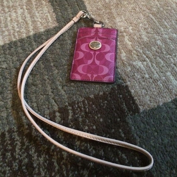 Coach lanyard
