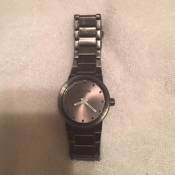 Men's Nixon watch. Chrome