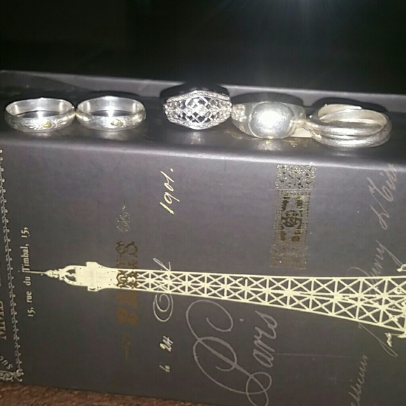 Sterling Silver rings (5)