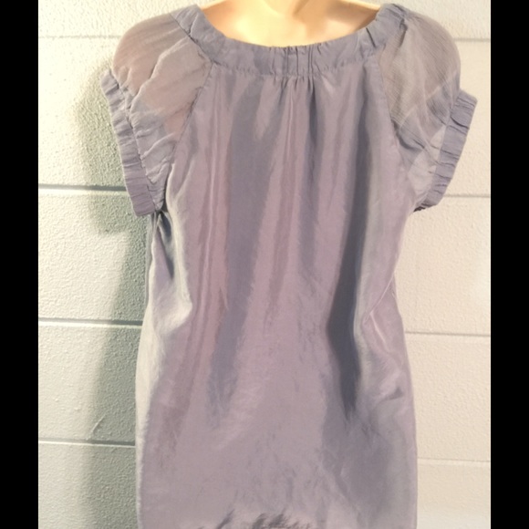Banana Republic capped sleeve blouse size Small - Picture 3 of 3