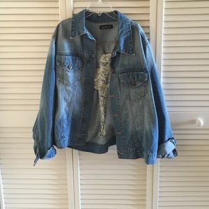 Nasty gal oversized denim jacket.