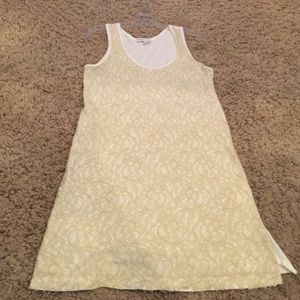 Cute cotton/lace dress!