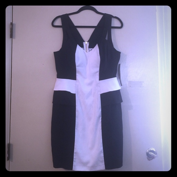 Black and white dress