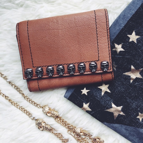 Leather Skull Wallet