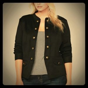 NWOT Torrid Black Military Inspired Jacket