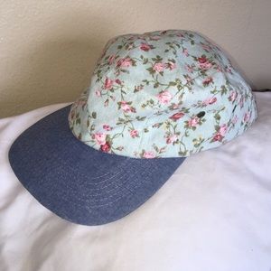 Floral 5-panel hat
