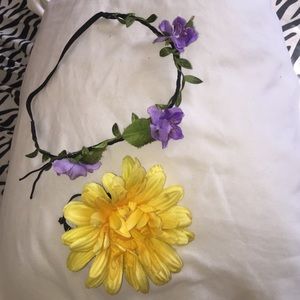 Flower crown headband