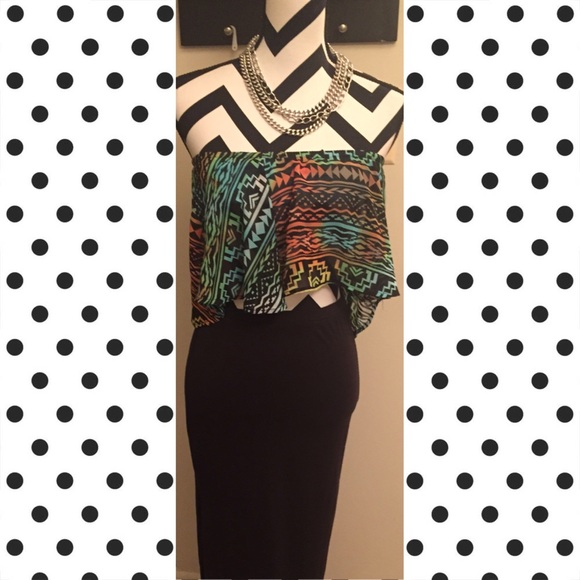Aztec Midi Tube Top
