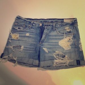 Rag&bone distressed boyfriend jeans