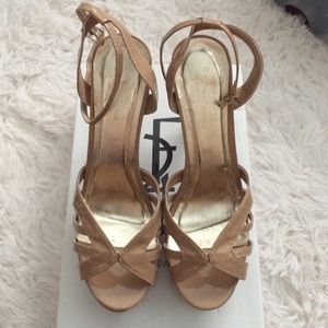 Forever 21 Nude Strappy heels
