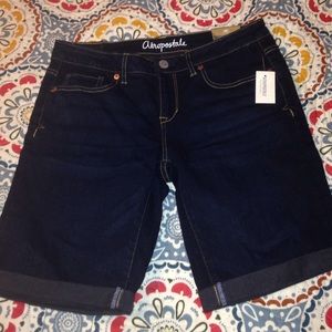Bermuda denim shorts