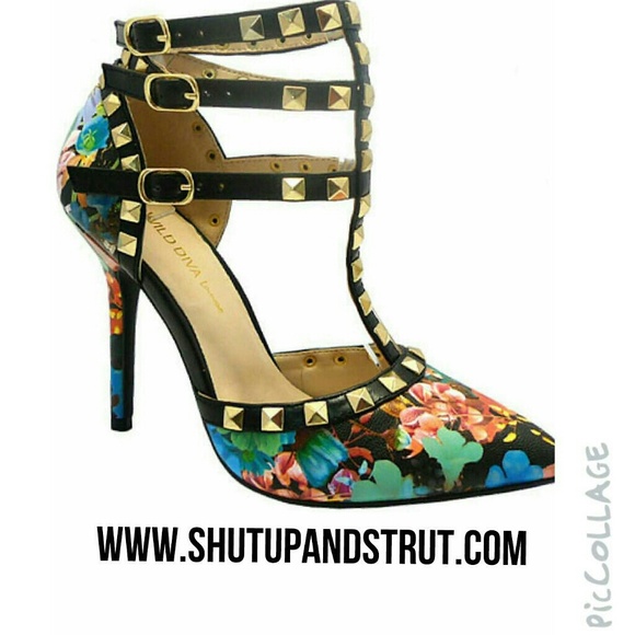 Inspired Valentino Floral heel Sandal