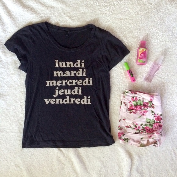 French Gray Graphic Tee