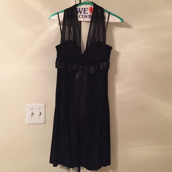 Black cocktail dress